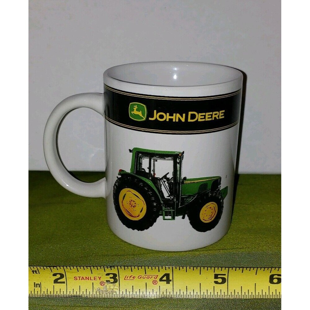 John Deere Tractor Coffee Cup Mug Licenced Product Advertising Collectible